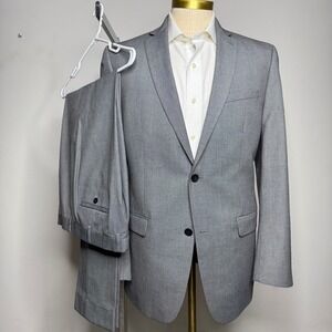 Marc New York Andrew Marc Mens Grey Suit 42L‎ 32W